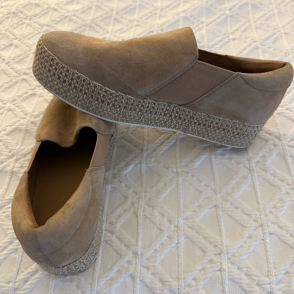 Vince Women's Wilden Suede Espadrille Platform Slip-On Sneakers - Size 8